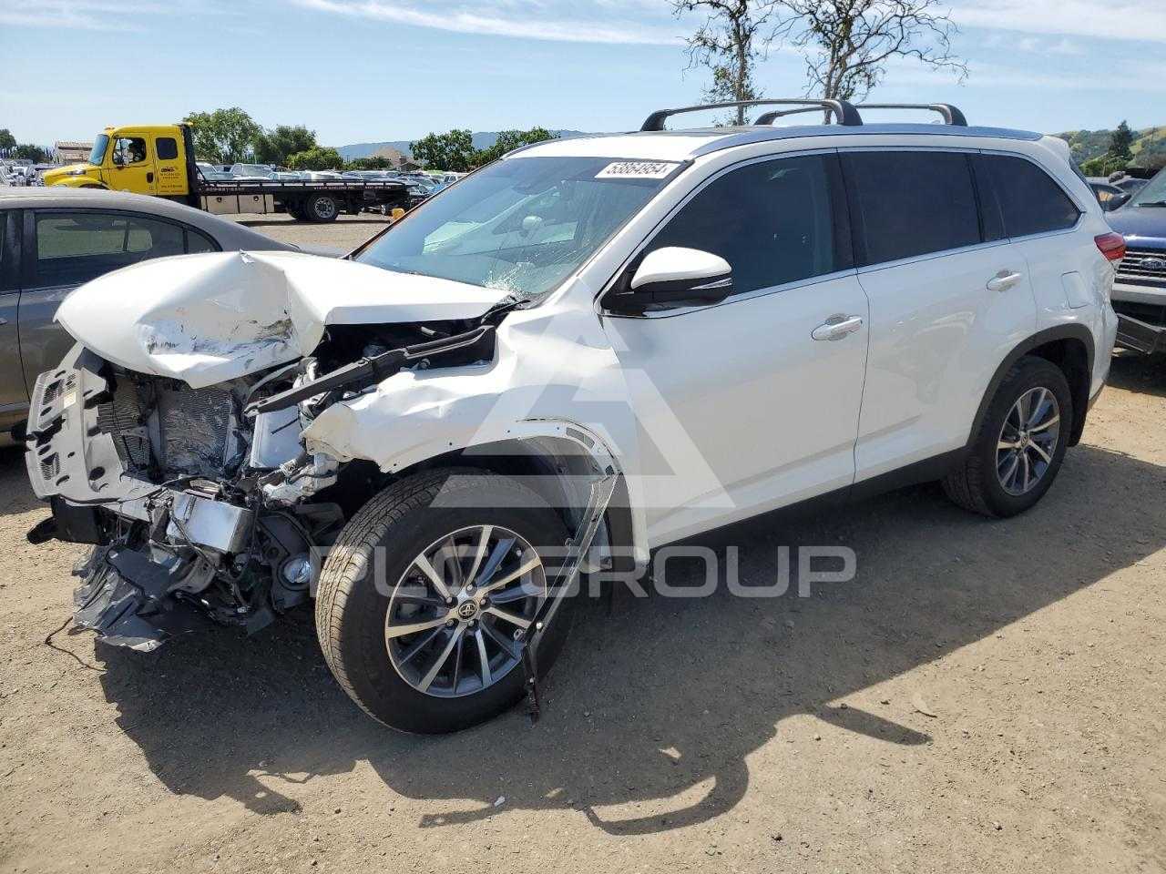 2019 Toyota Highlander VIN: 5TDJZRFH6KS628463 из США - PLC Group
