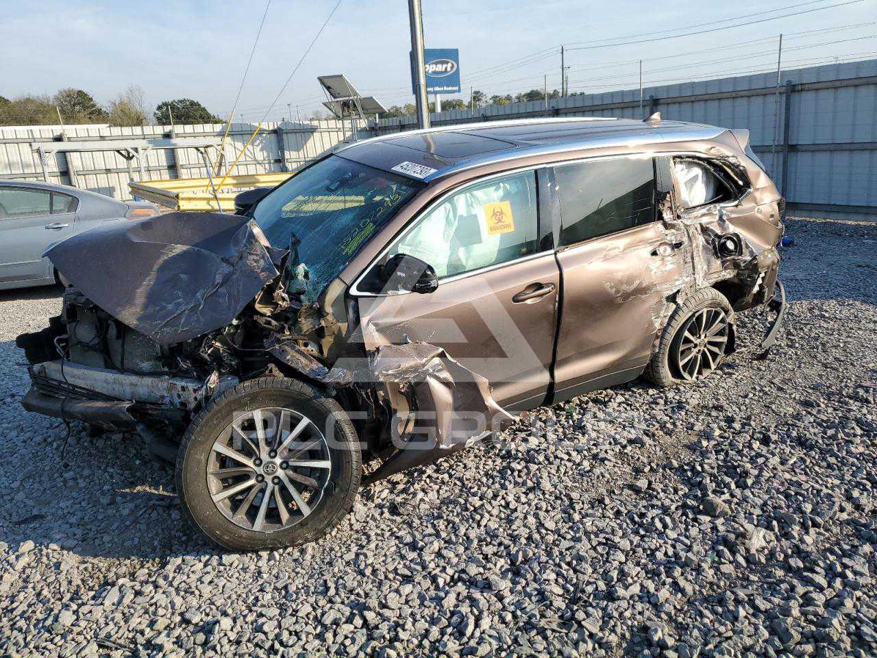 2019 Toyota Highlander VIN: 5TDKZRFH0KS341351 из США - PLC Group