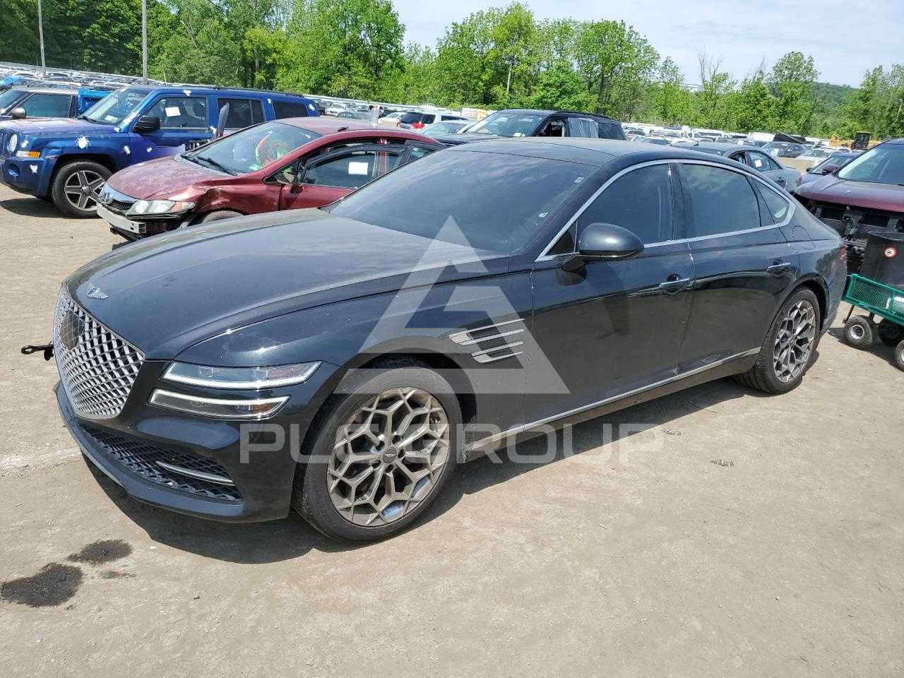 2021 Genesis G80 VIN: KMTGB4SC7MU048716 из США - PLC Group