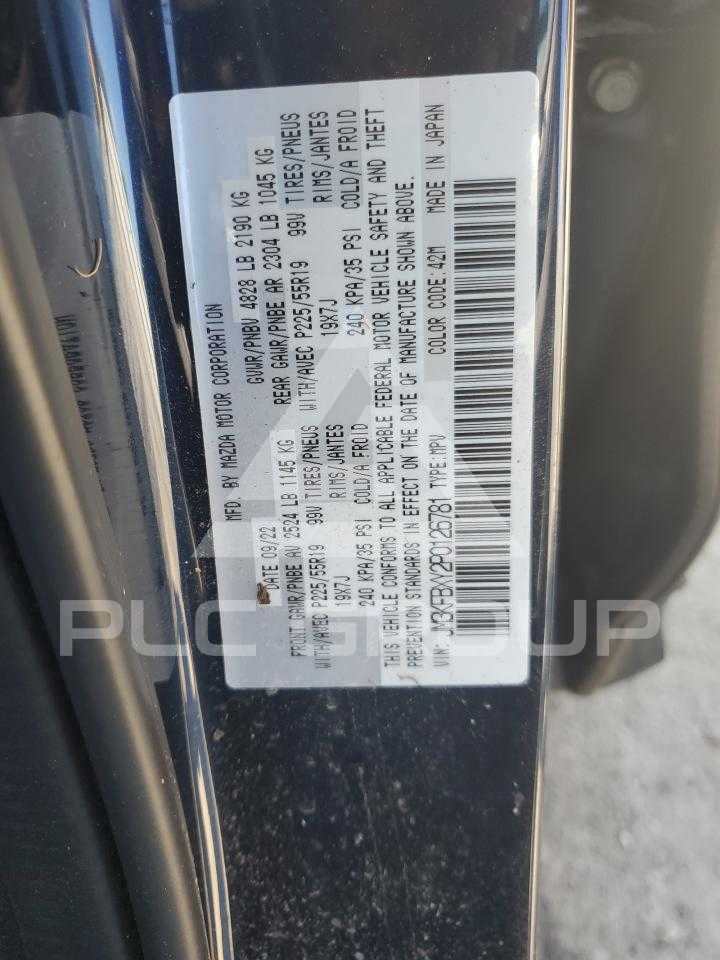 2023 Mazda CX-5 VIN: JM3KFBXY2P0126781 з США - PLC Group