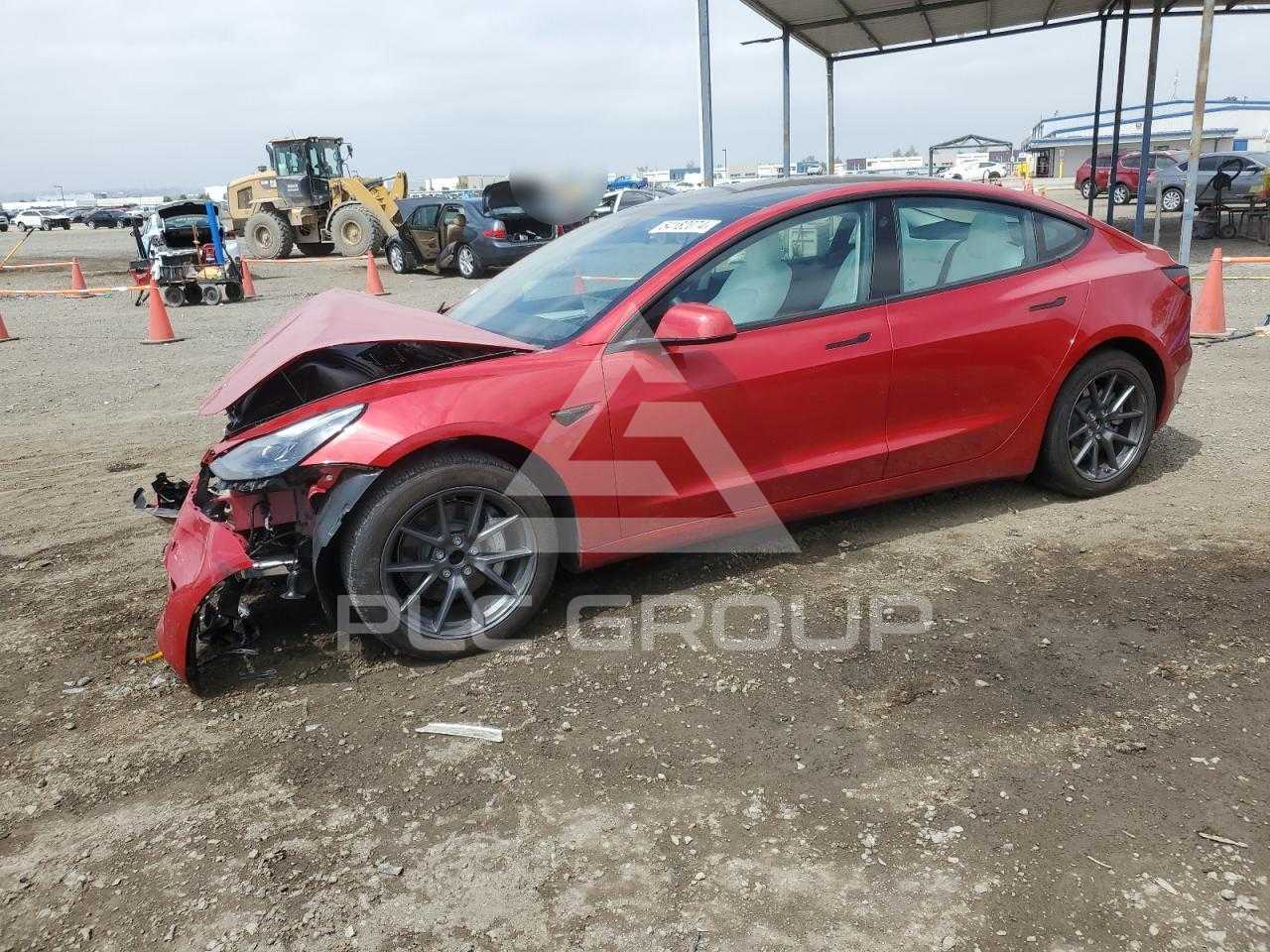 2023 Tesla Model 3 VIN: 5YJ3E1EA6PF669018 из США - PLC Group