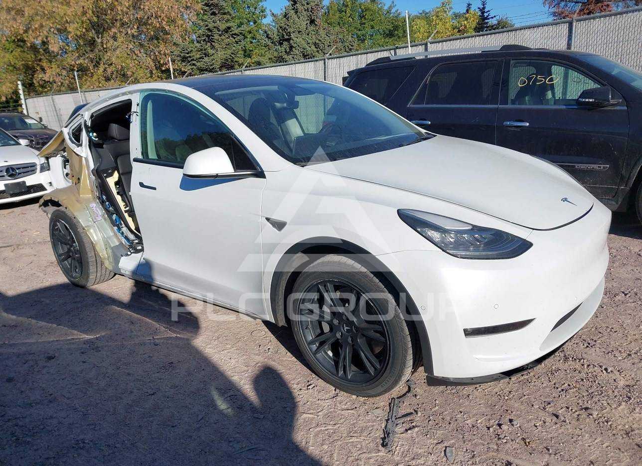 2021 Tesla Model Y VIN: 5YJYGDEE1MF229787 из США - PLC Group