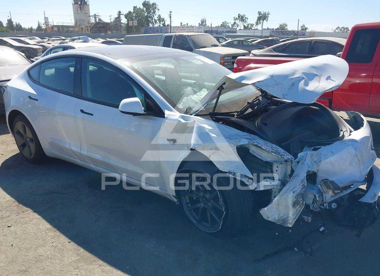 2022 Tesla Model 3 VIN: 5YJ3E1EA8NF236510 з США - PLC Group