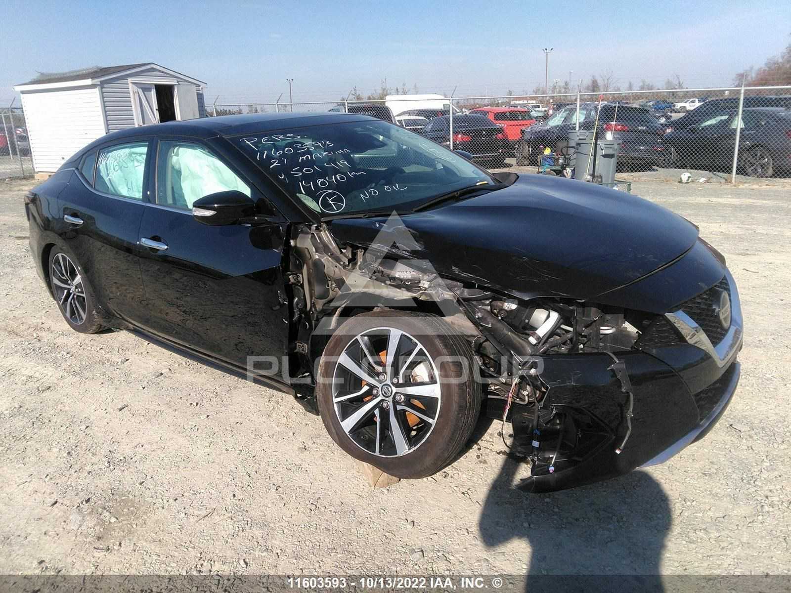 2021 Nissan MAXIMA VIN: 1N4AA6DV3MC501419 from the USA - PLC Group