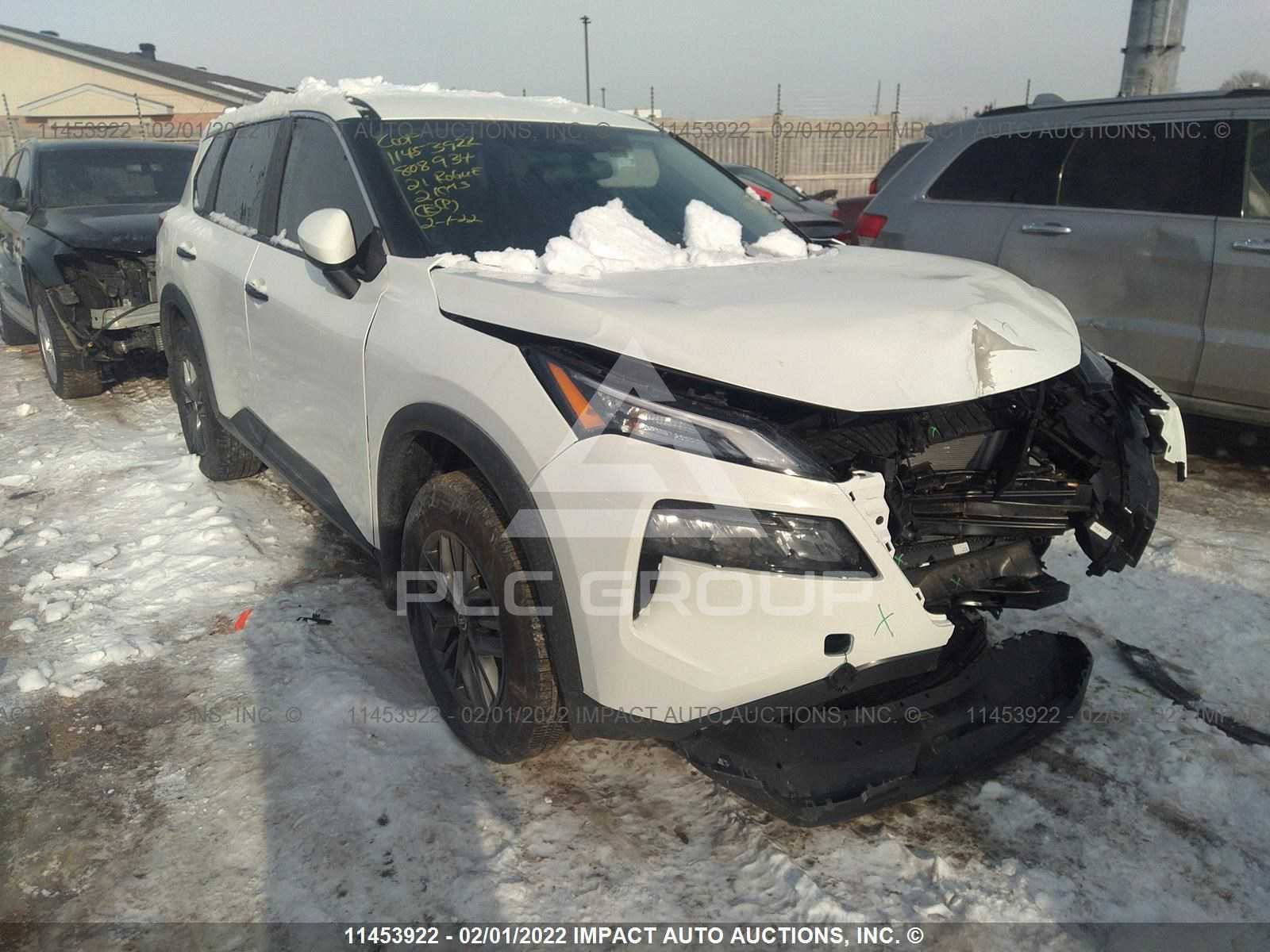 2021 Nissan ROGUE VIN: 5N1AT3AA9MC808934 from the USA - PLC Group