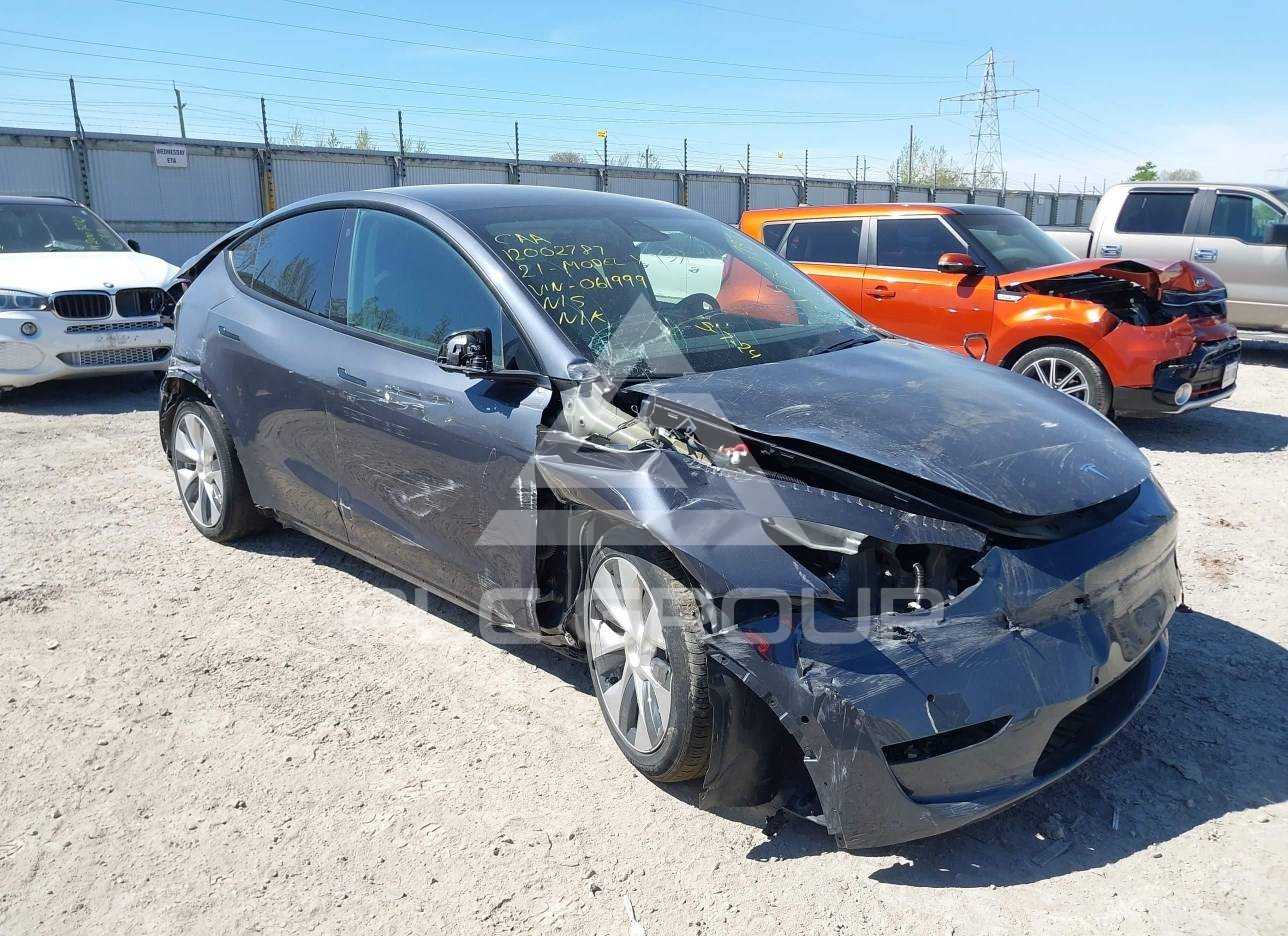 2021 Tesla Model Y VIN: 5YJYGDEE8MF061999 из США - PLC Group
