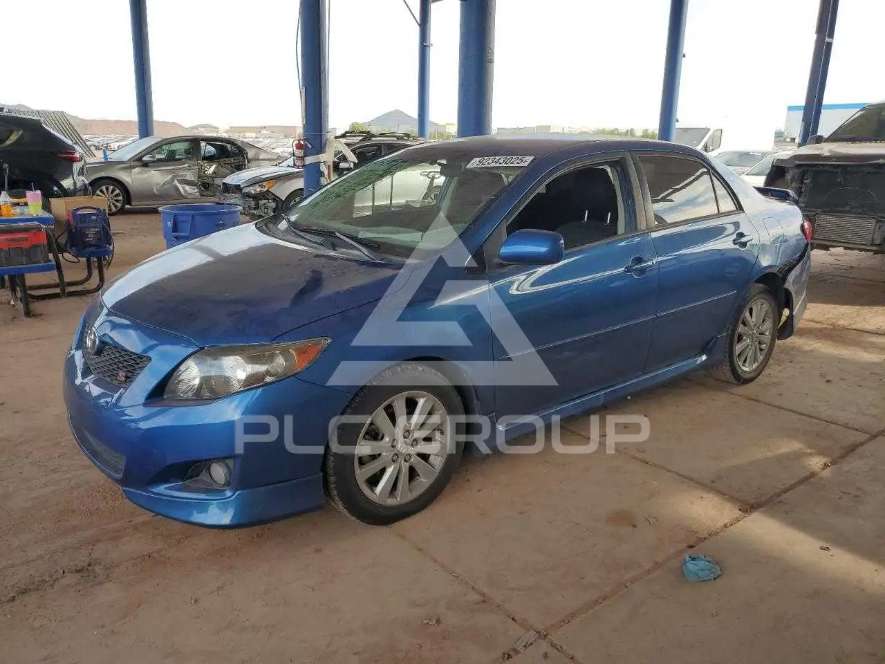 2009 Toyota COROLLA VIN: 1NXBU40E89Z105614 from the USA - PLC Group