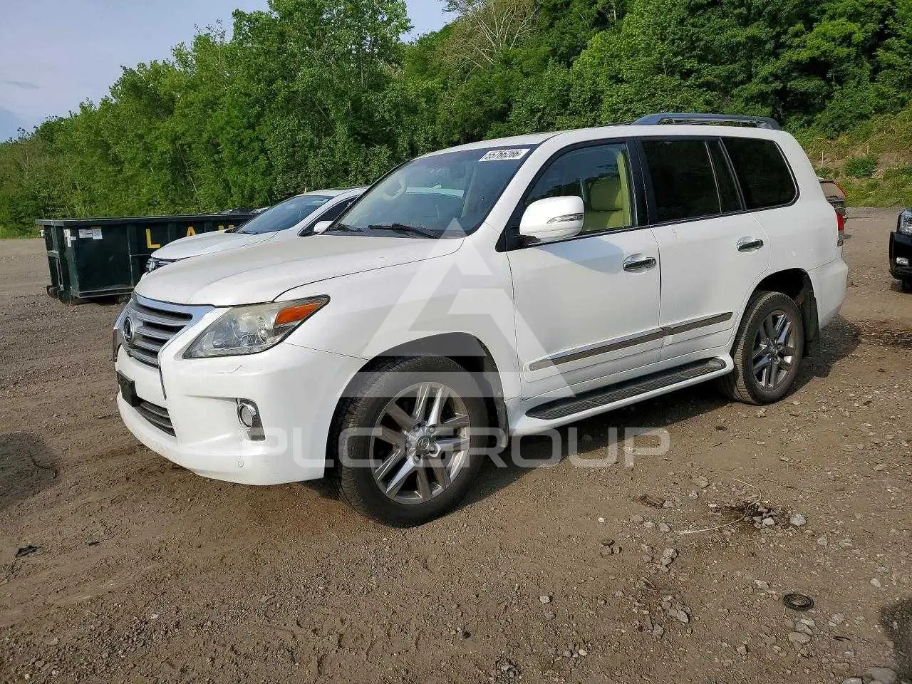 2013 Lexus LX570 VIN: JTJHY7AX5D4121375 из США - PLC Group