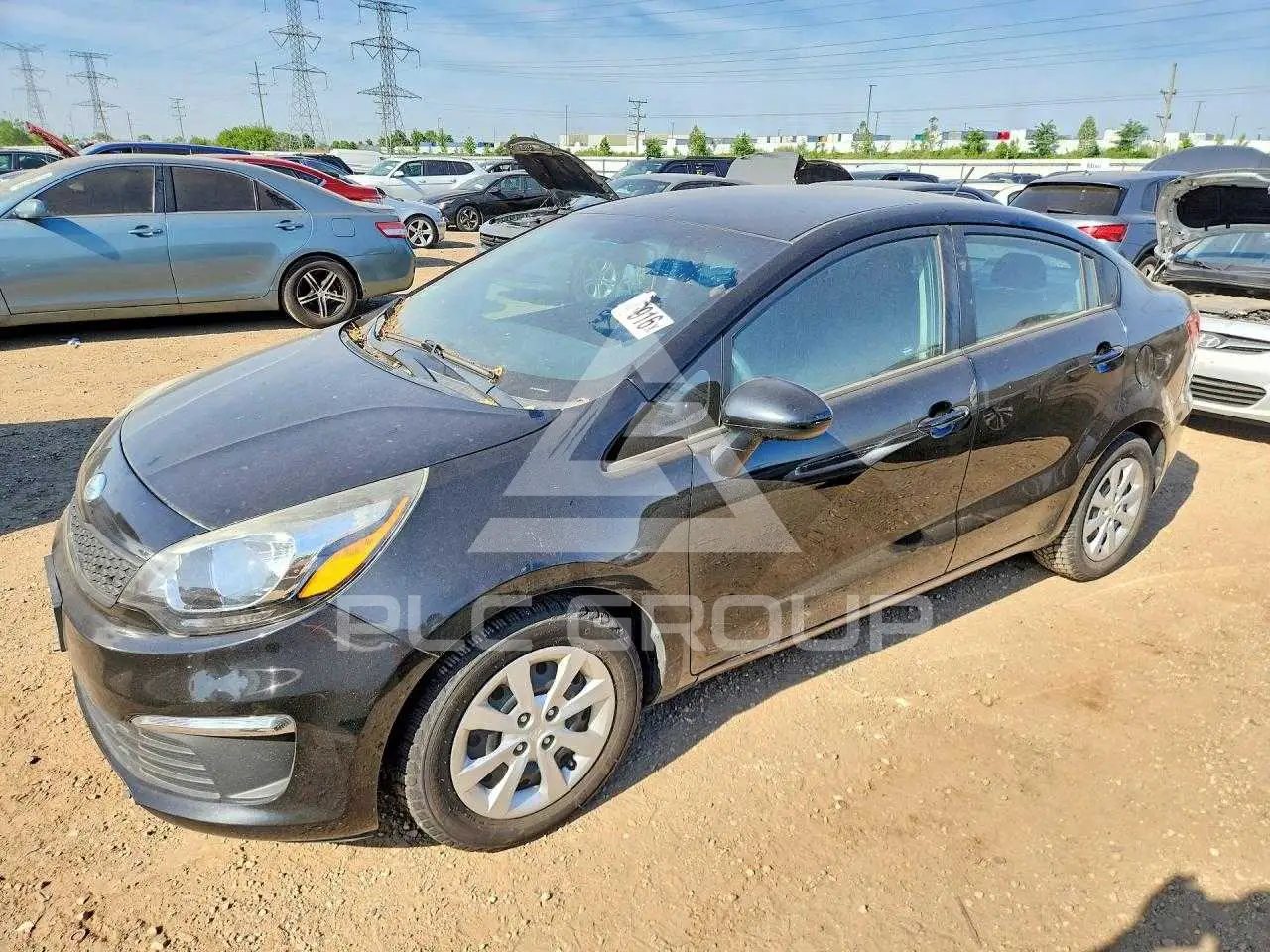 Rio様 2017 KIA Rio VIN: KNADM4A38H6106465 из США - PLC Group