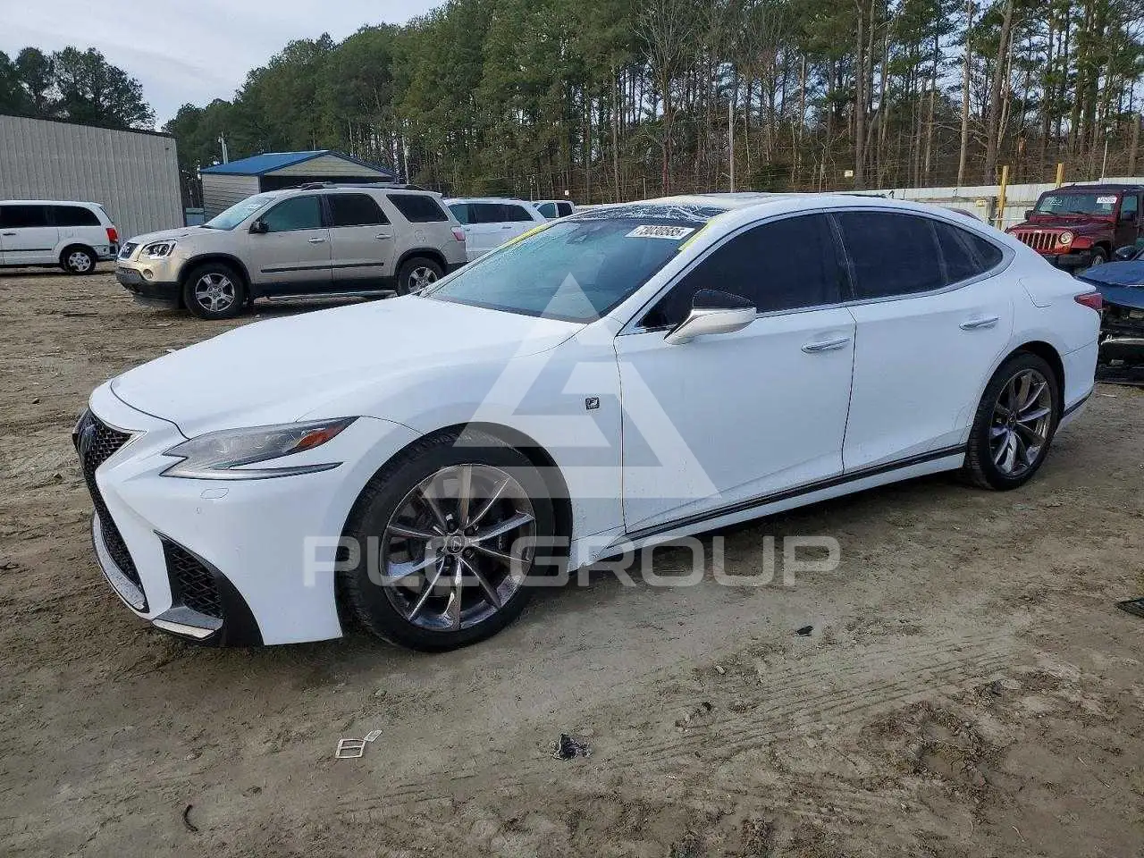 2018 Lexus LS500 VIN: JTHB51FF2J5005795 из США - PLC Group