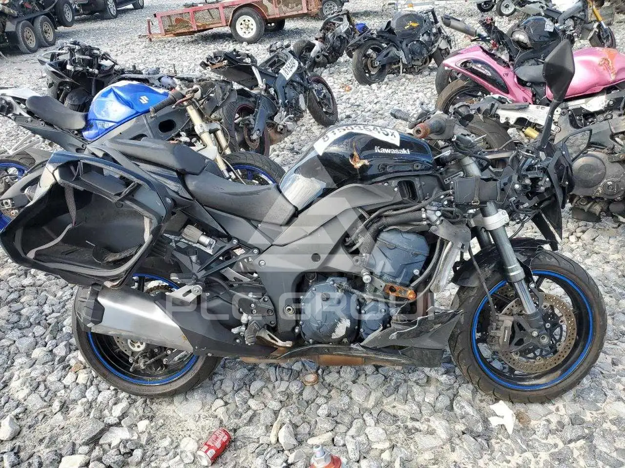 2021 Kawasaki ZX1002 VIN: JKBZXVK12MA016843 из США - PLC Group
