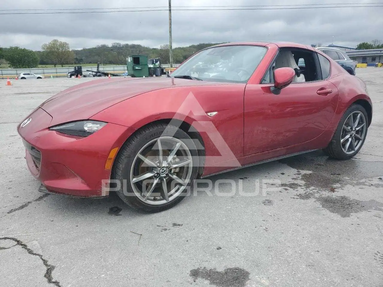 赤鰤 2021 Mazda MX-5 VIN: JM1NDAM78M0451030 из США - PLC Group