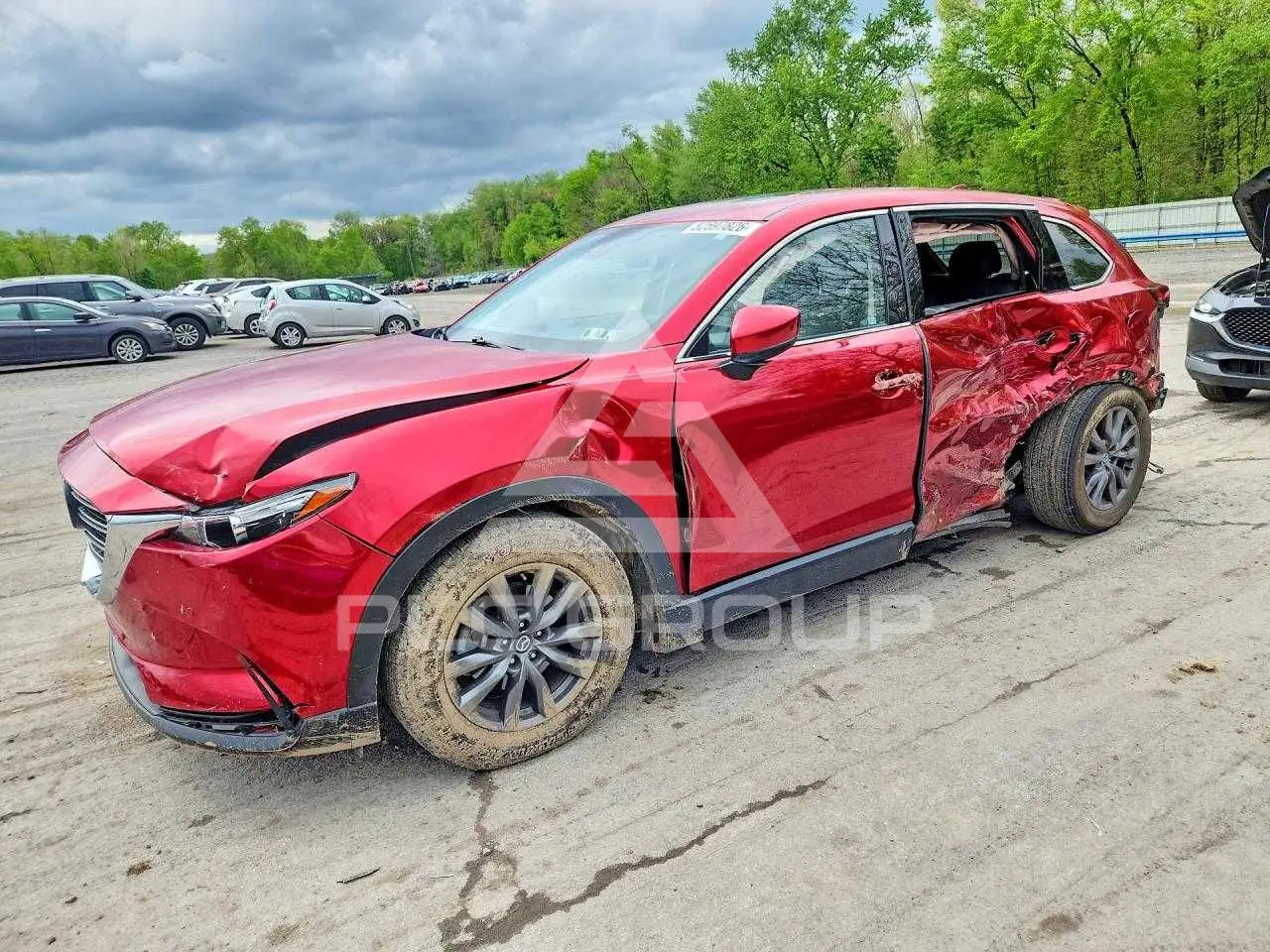 2021 Mazda CX-9 VIN: JM3TCBCY7M0505144 из США - PLC Group