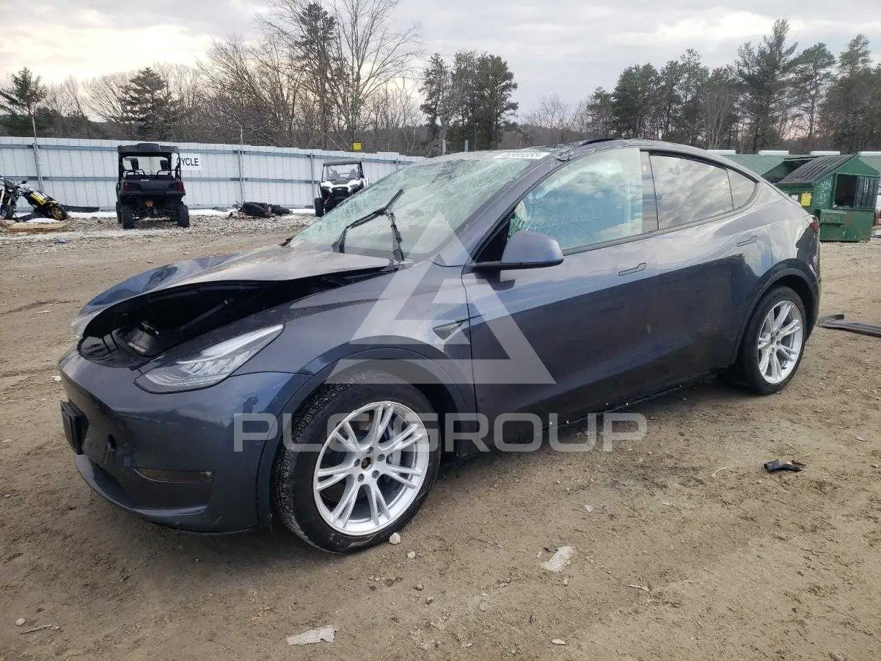2021 Tesla Model Y VIN: 5YJYGAEEXMF185965 з США - PLC Group