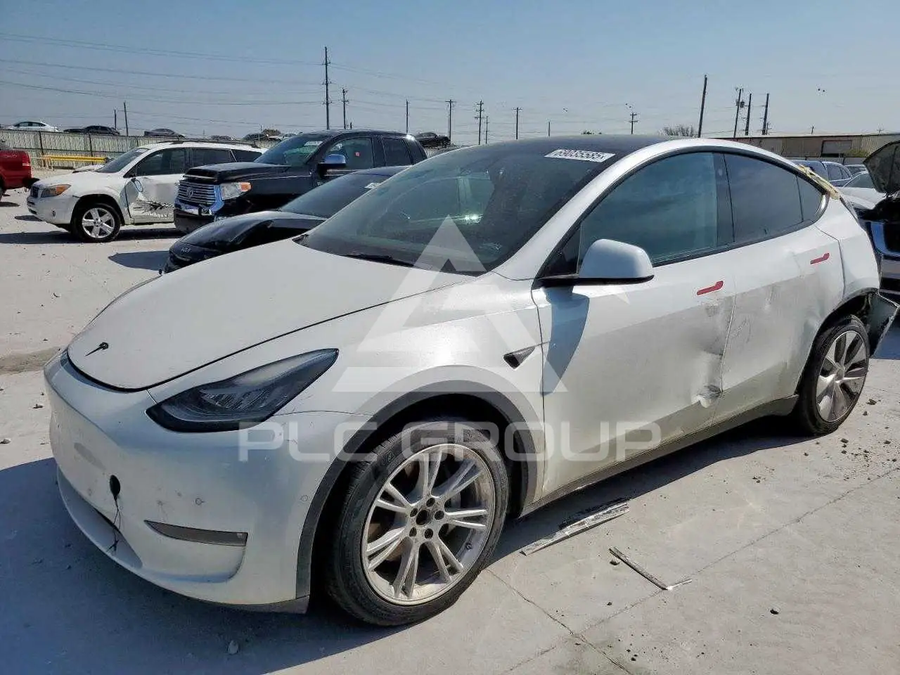 2021 Tesla Model Y VIN: 5YJYGDEEXMF262593 из США - PLC Group