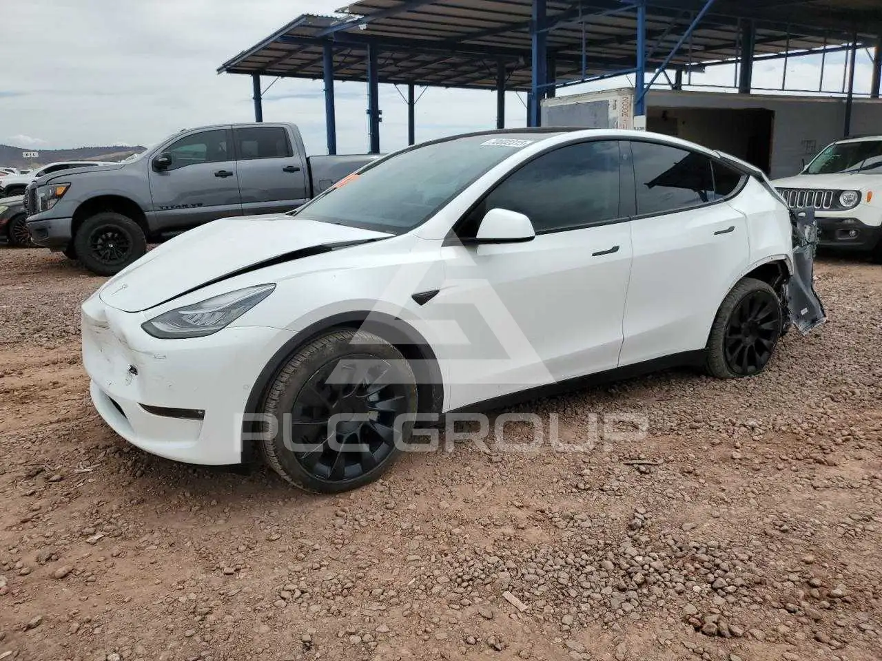 2021 Tesla Model Y VIN: 5YJYGAEE9MF260882 из США - PLC Group