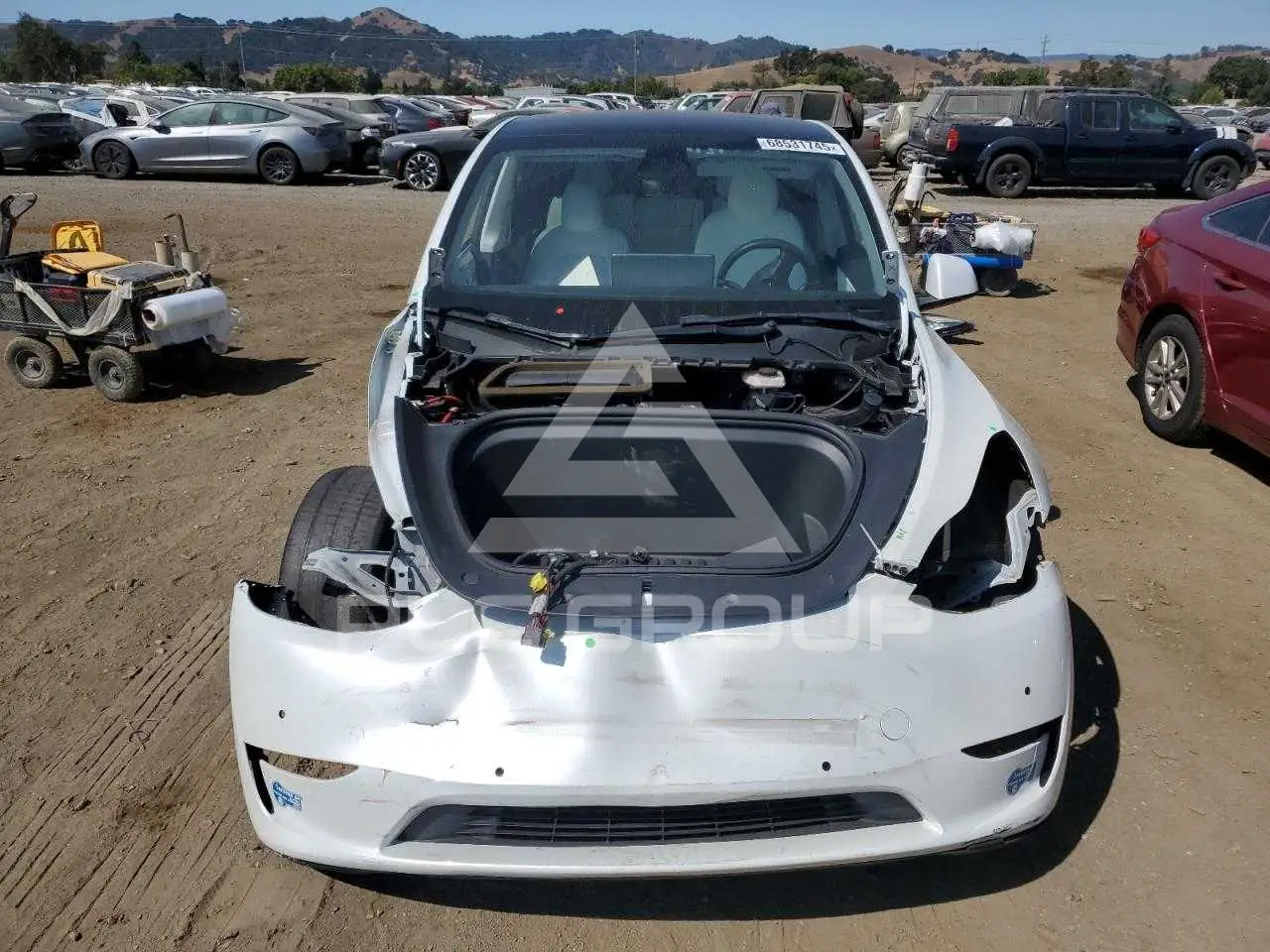 2021 Tesla Model Y VIN: 5YJYGDEE2MF122473 з США - PLC Group