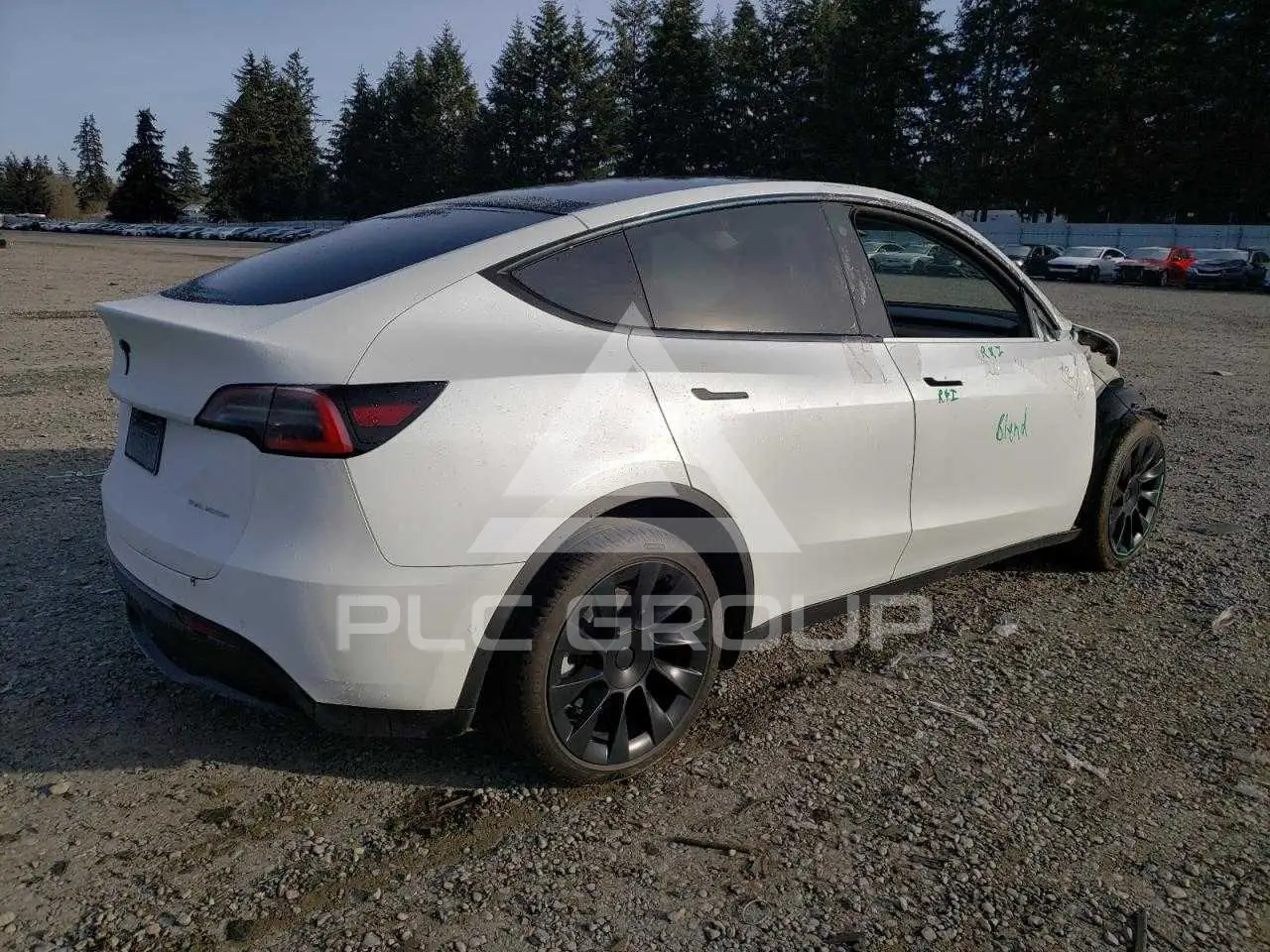 2021 Tesla Model Y VIN: 5YJYGDEEXMF095636 из США - PLC Group
