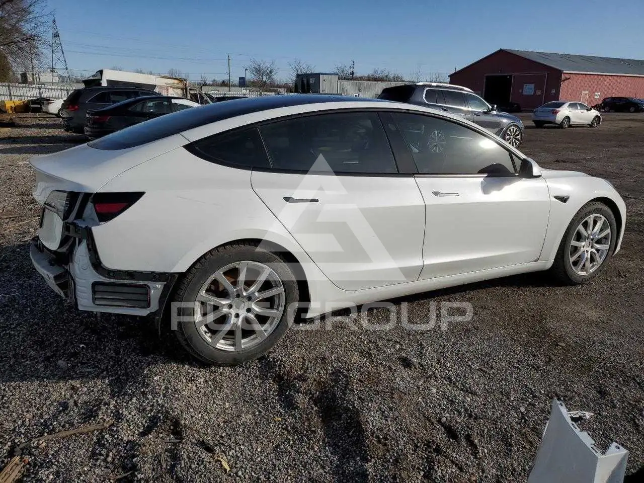 2021 Tesla Model 3 VIN: 5YJ3E1EAXMF083496 from the USA - PLC Group