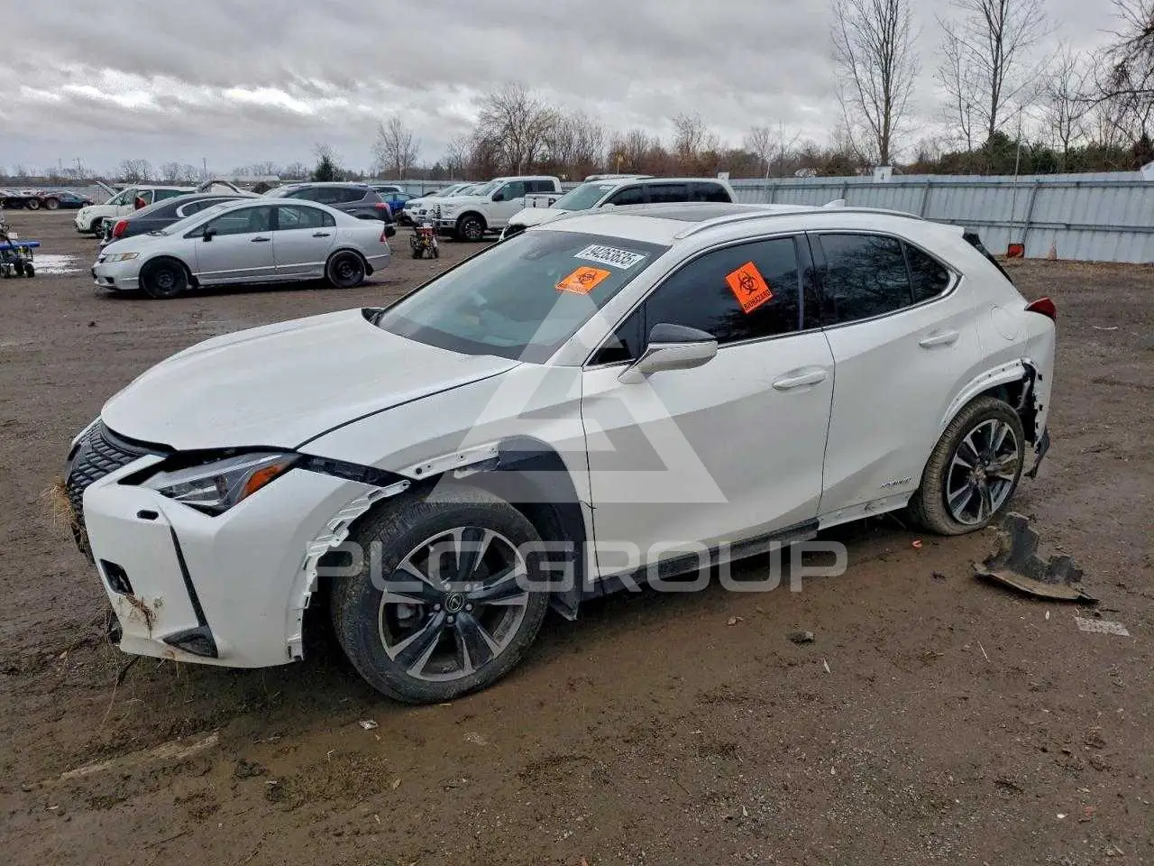 2021 Lexus UX250 VIN: JTHL9JBH4M2049707 from the USA - PLC Group