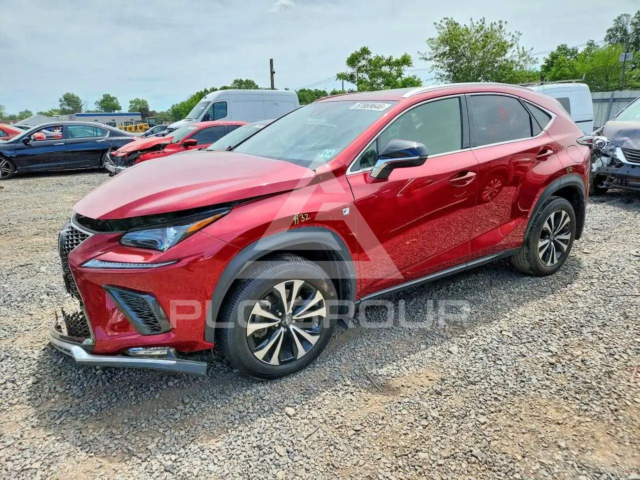 2021 Lexus NX VIN: JTJSARDZ5M2259691 из США - PLC Group