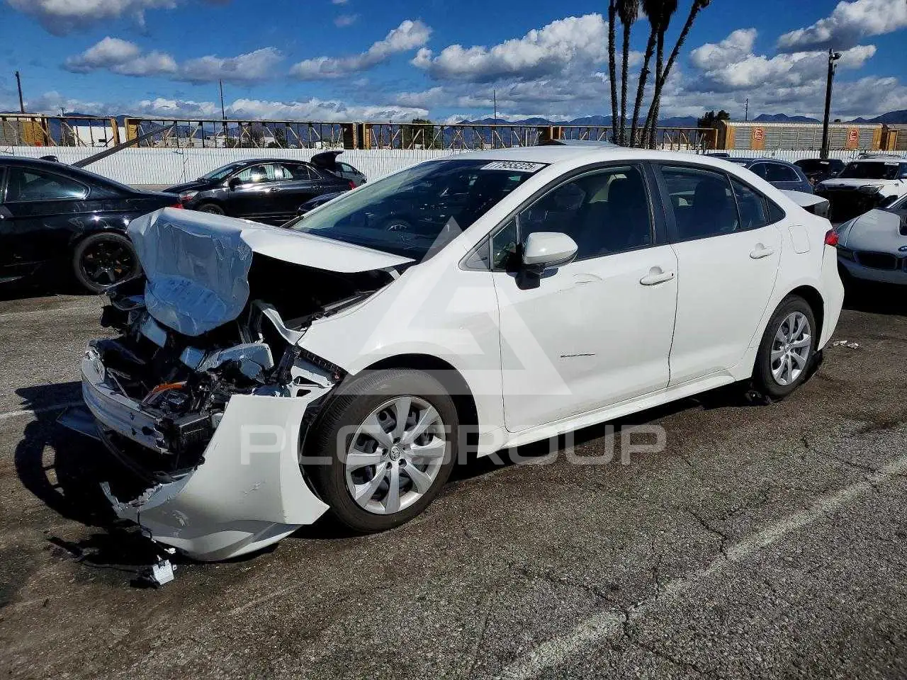 2021 Toyota COROLLA VIN: JTDEPMAE7MJ137617 из США - PLC Group