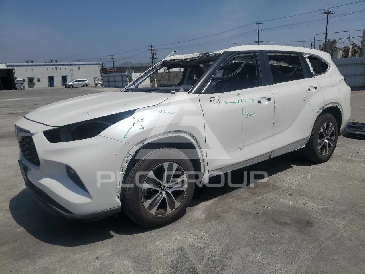 2021 Toyota Highlander VIN: 5TDHZRAH4MS078480 from the USA - PLC Group