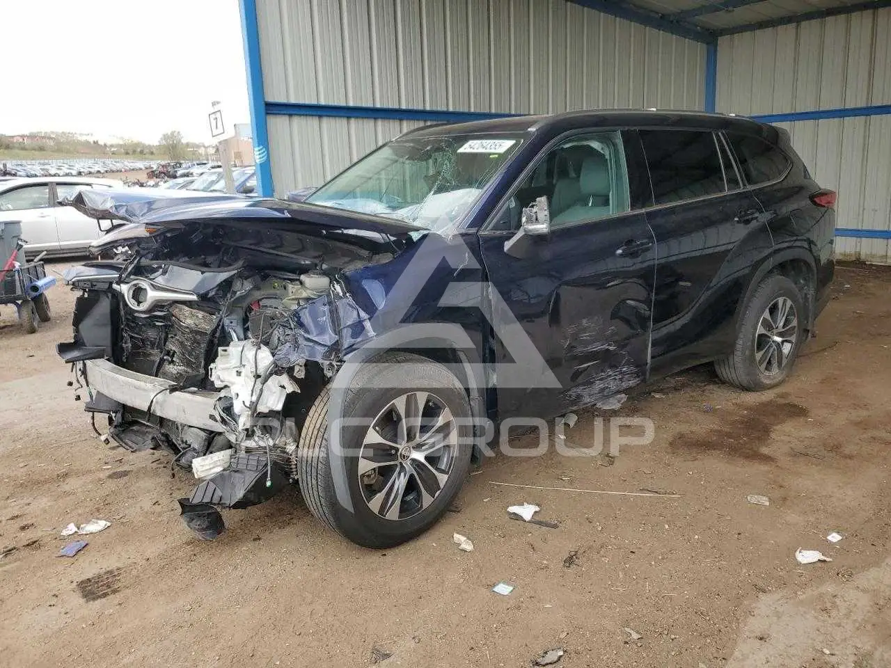 2021 Toyota Highlander VIN: 5TDGZRBHXMS075657 из США - PLC Group