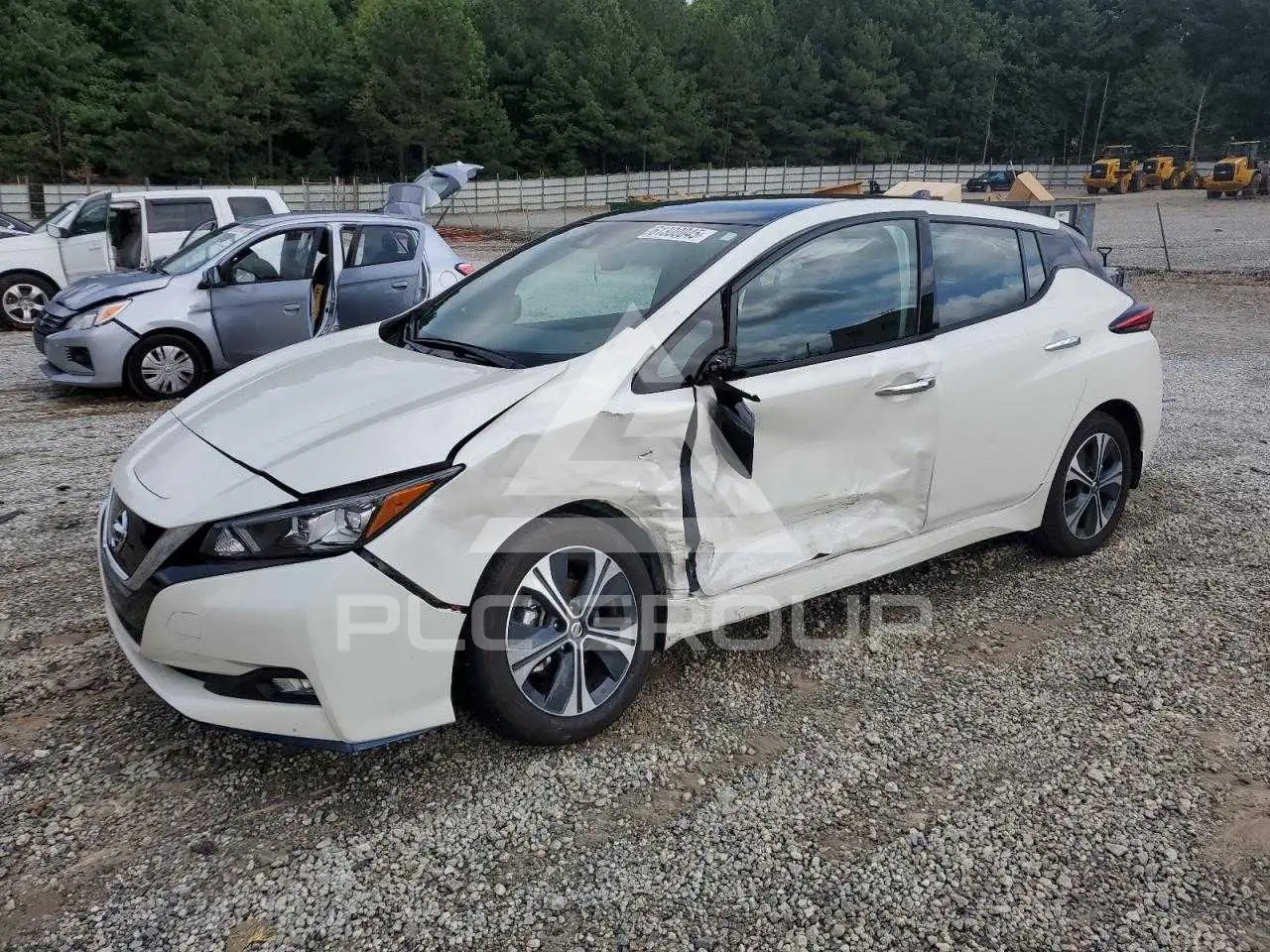 2022 Nissan LEAF VIN: 1N4BZ1DV2NC556056 из США - PLC Group