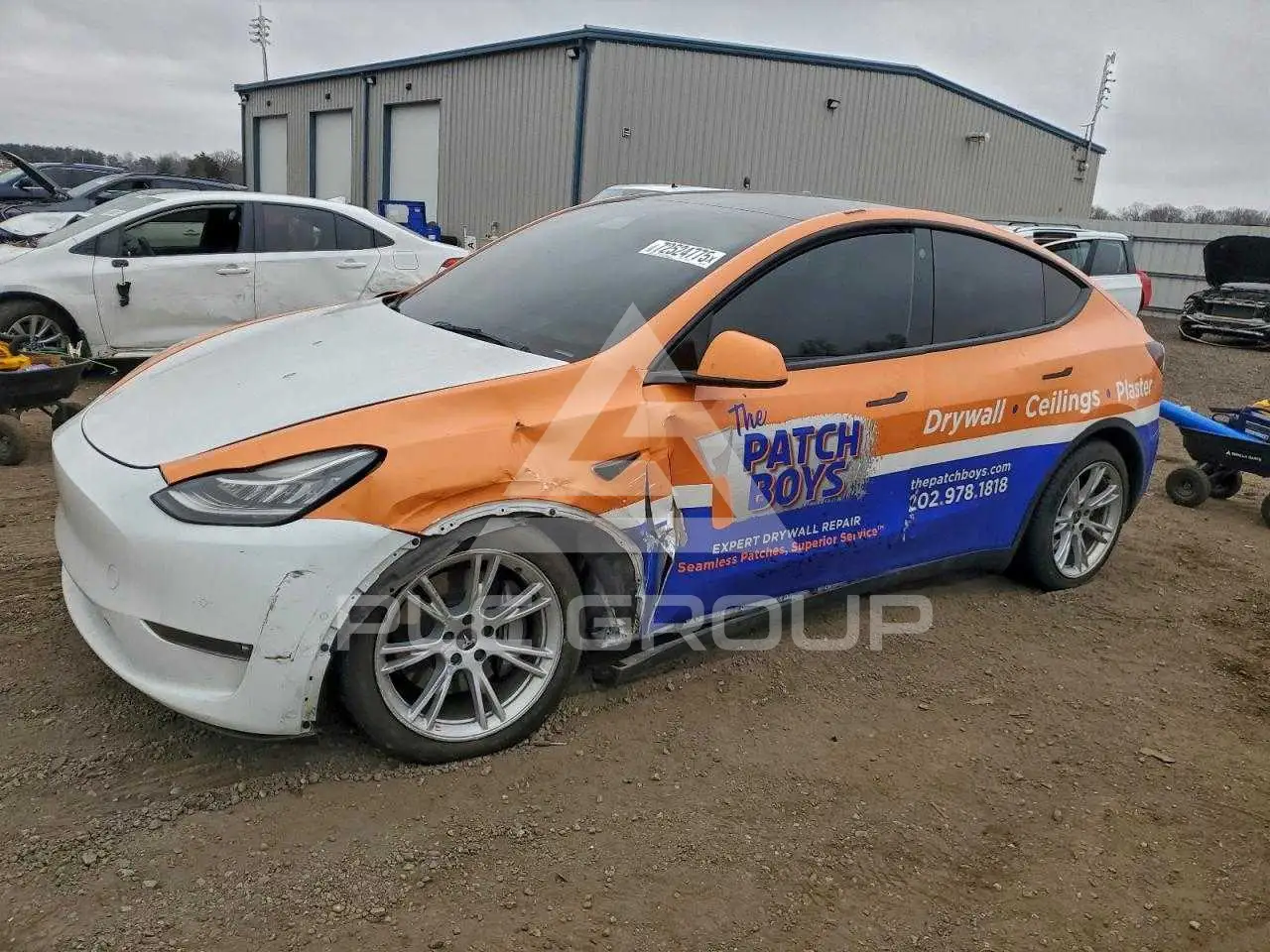 2022 Tesla Model Y VIN: 7SAYGDEE9NF377545 з США - PLC Group