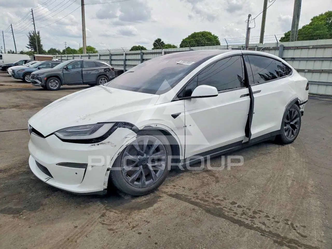 Sーーー7様 2022 Tesla Model X VIN: 7SAXCDE51NF343798 из США - PLC Group
