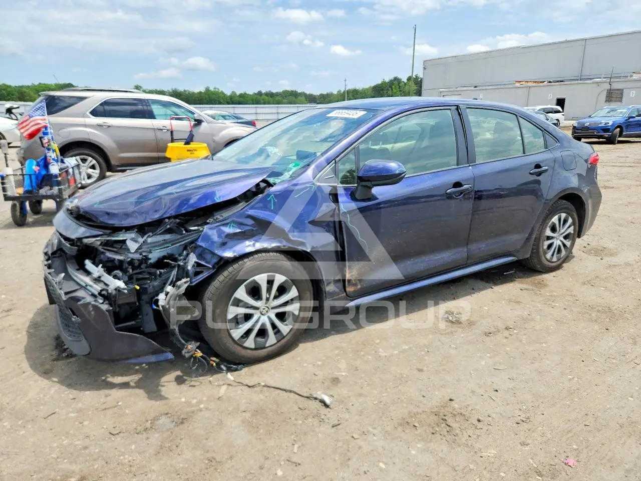 2022 Toyota COROLLA VIN: JTDEAMDEXNJ056903 из США - PLC Group