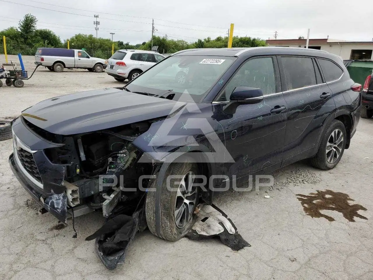 2022 Toyota Highlander VIN: 5TDGBRCHXNS548140 из США - PLC Group