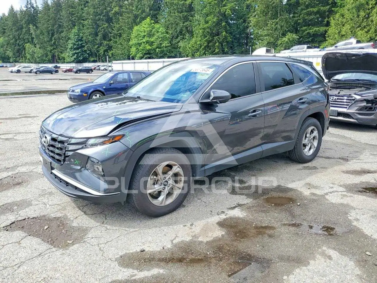 2022 Hyundai Tucson VIN: 5NMJACAE8NH034045 из США - PLC Group