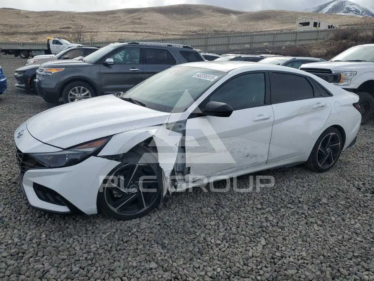 2022 Hyundai Elantra VIN: KMHLR4AF2NU240496 из США - PLC Group