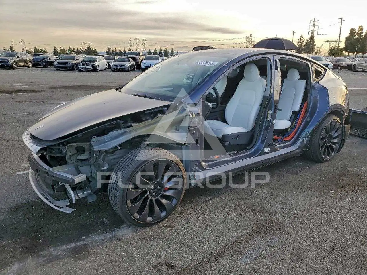 2023 Tesla Model Y VIN: 7SAYGDEF9PF809286 из США - PLC Group