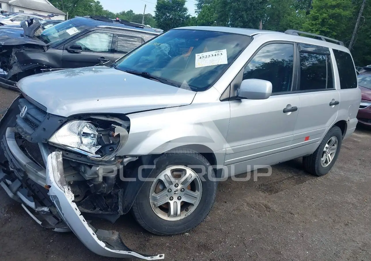 2004 Honda PILOT VIN: 2HKYF18454H624044 из США - PLC Group