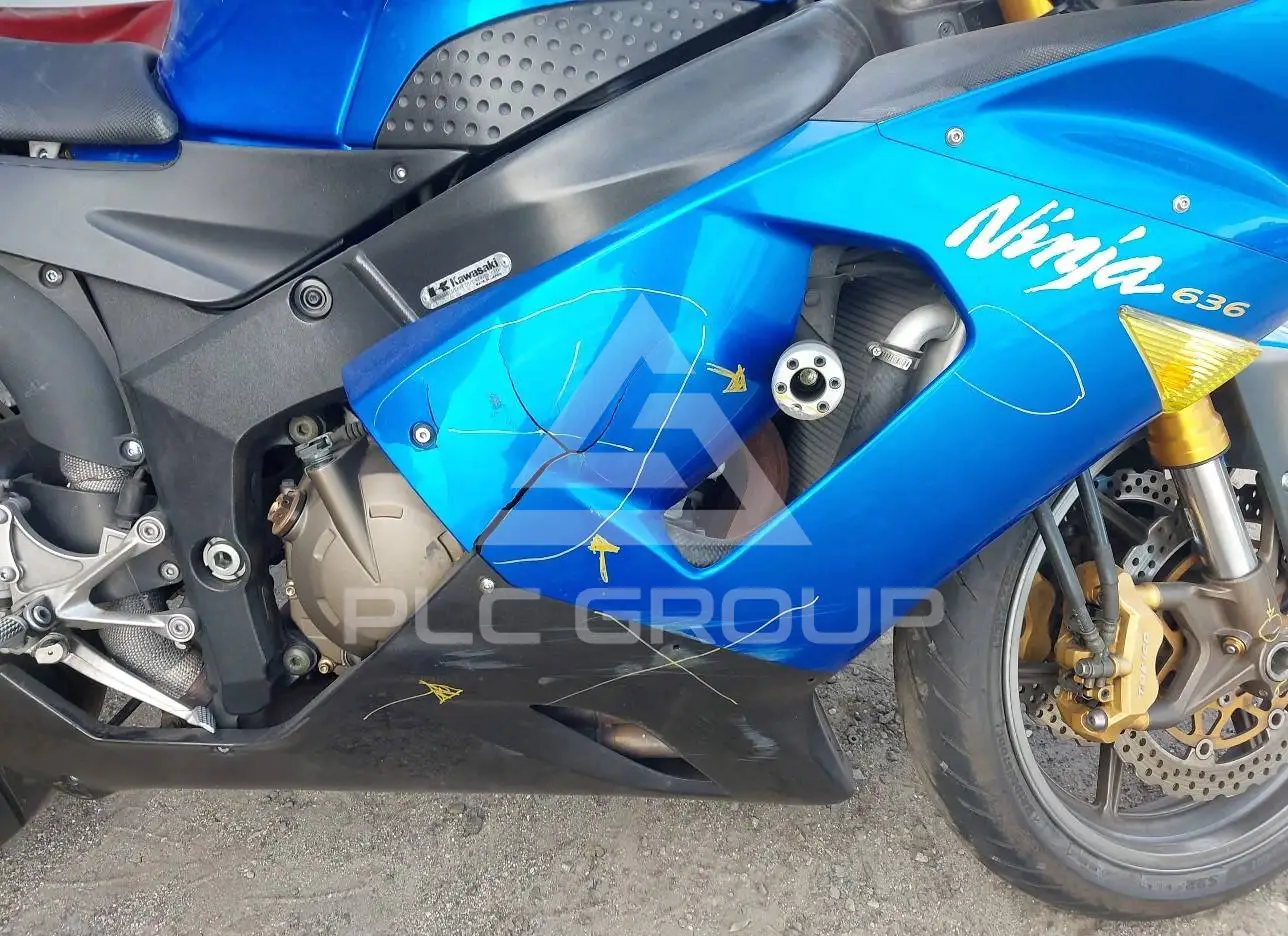 2005 Kawasaki ZX636 VIN: JKBZXJC175A022890 from the USA - PLC Group