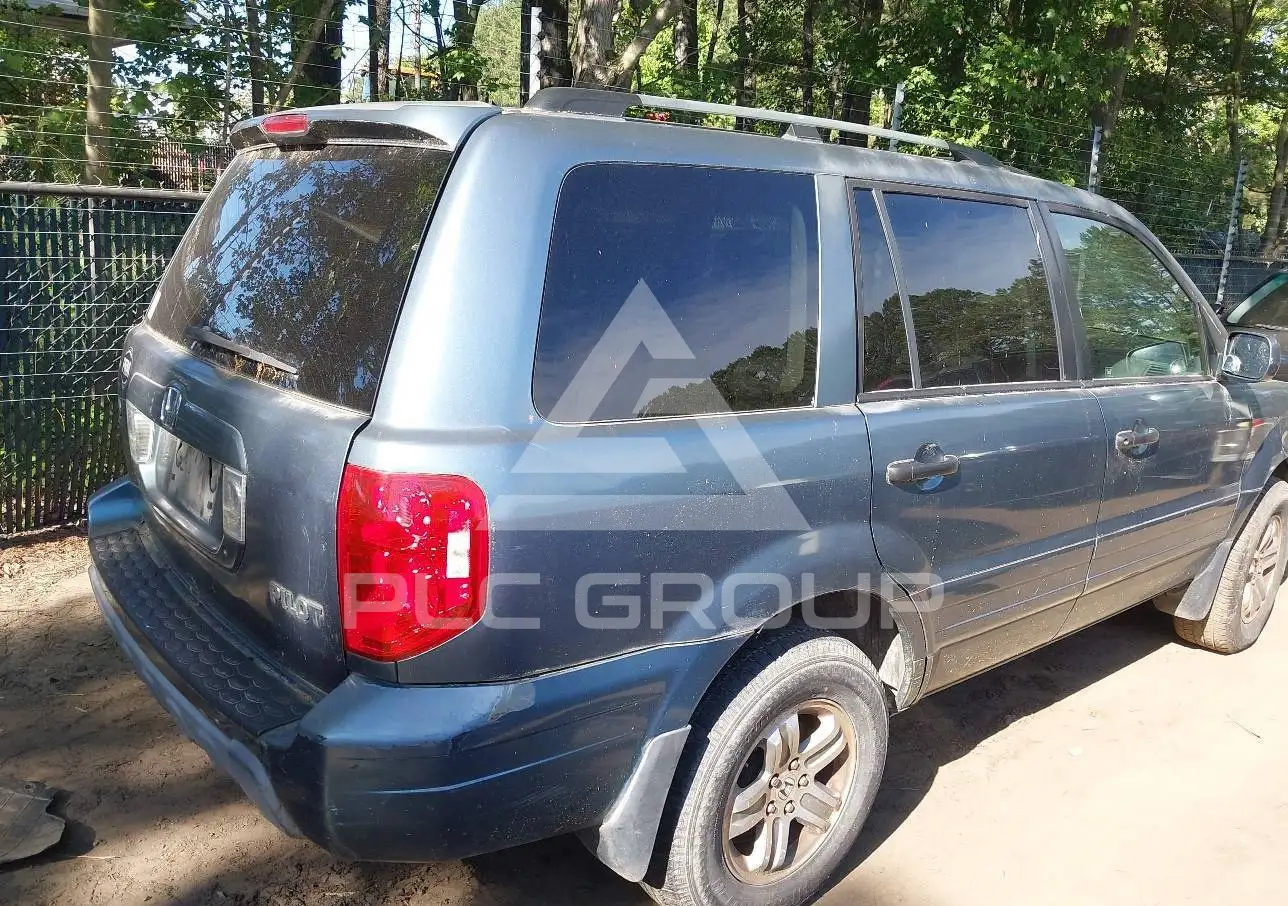 2005 Honda PILOT VIN: 2HKYF18605H541365 из США - PLC Group
