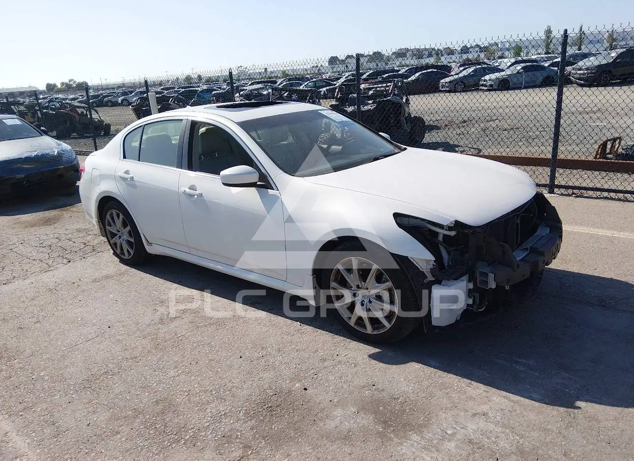 2013 Infinity G37 VIN: JN1CV6AP2DM713657 из США - PLC Group