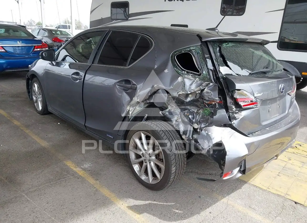 2013 Lexus CT200 VIN: JTHKD5BH8D2171732 из США - PLC Group