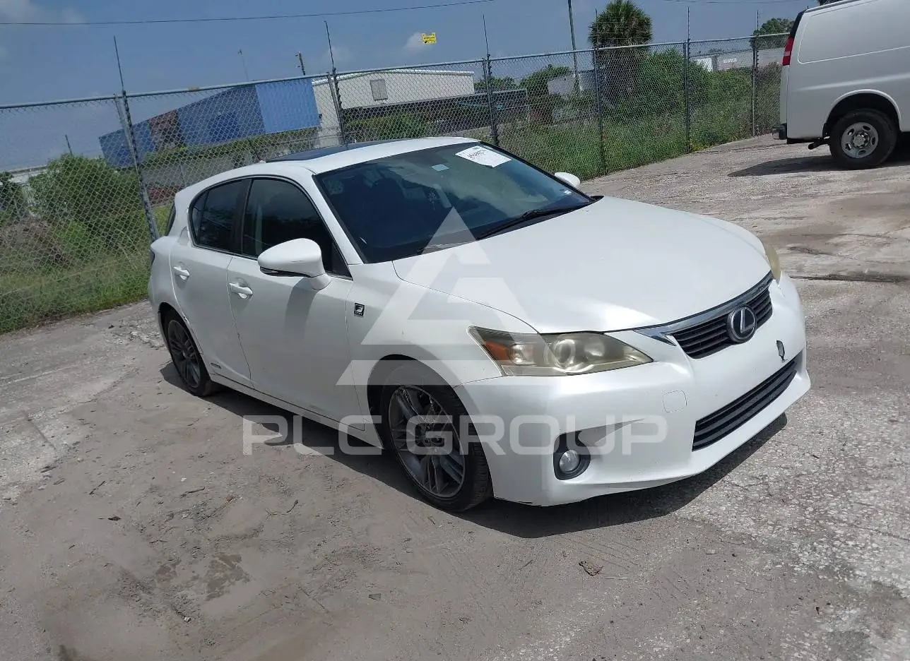 2013 Lexus CT200 VIN: JTHKD5BH1D2131766 из США - PLC Group