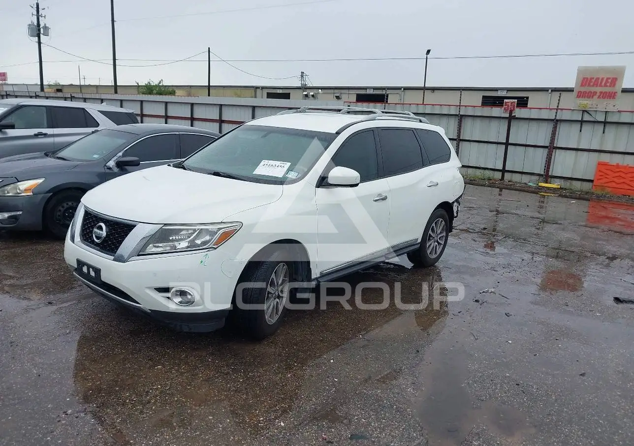 2015 Nissan PATHFINDER VIN: 5N1AR2MN4FC685960 из США - PLC Group