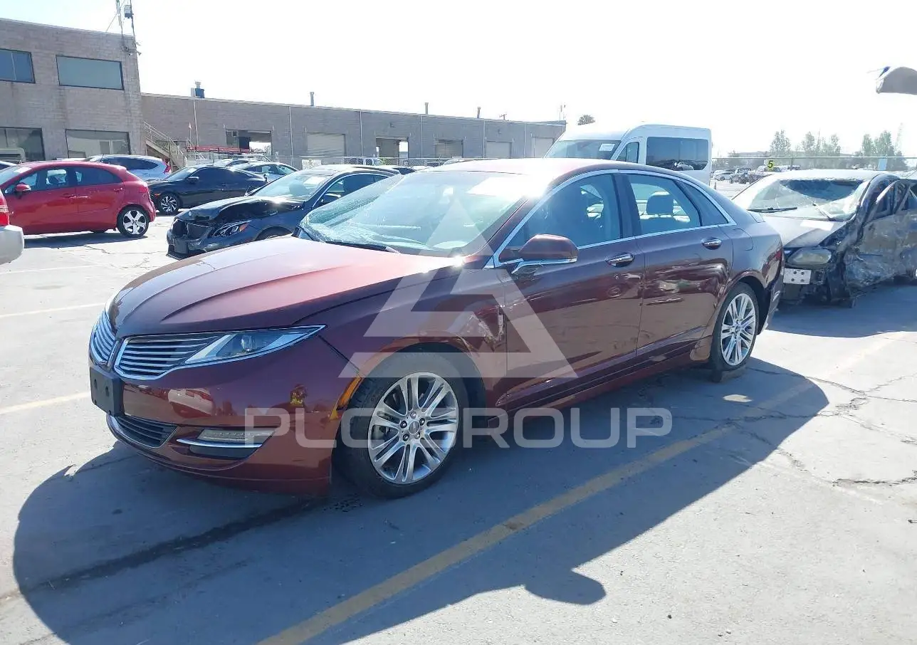 2015 Lincoln MKZ VIN: 3LN6L2G90FR604542 из США - PLC Group