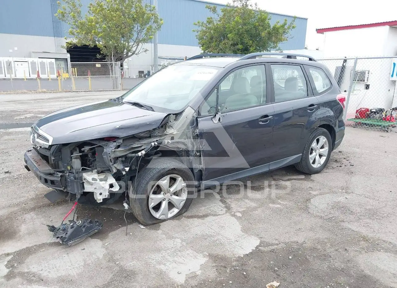 2016 Subaru Forester VIN: JF2SJABC3GH488764 из США - PLC Group