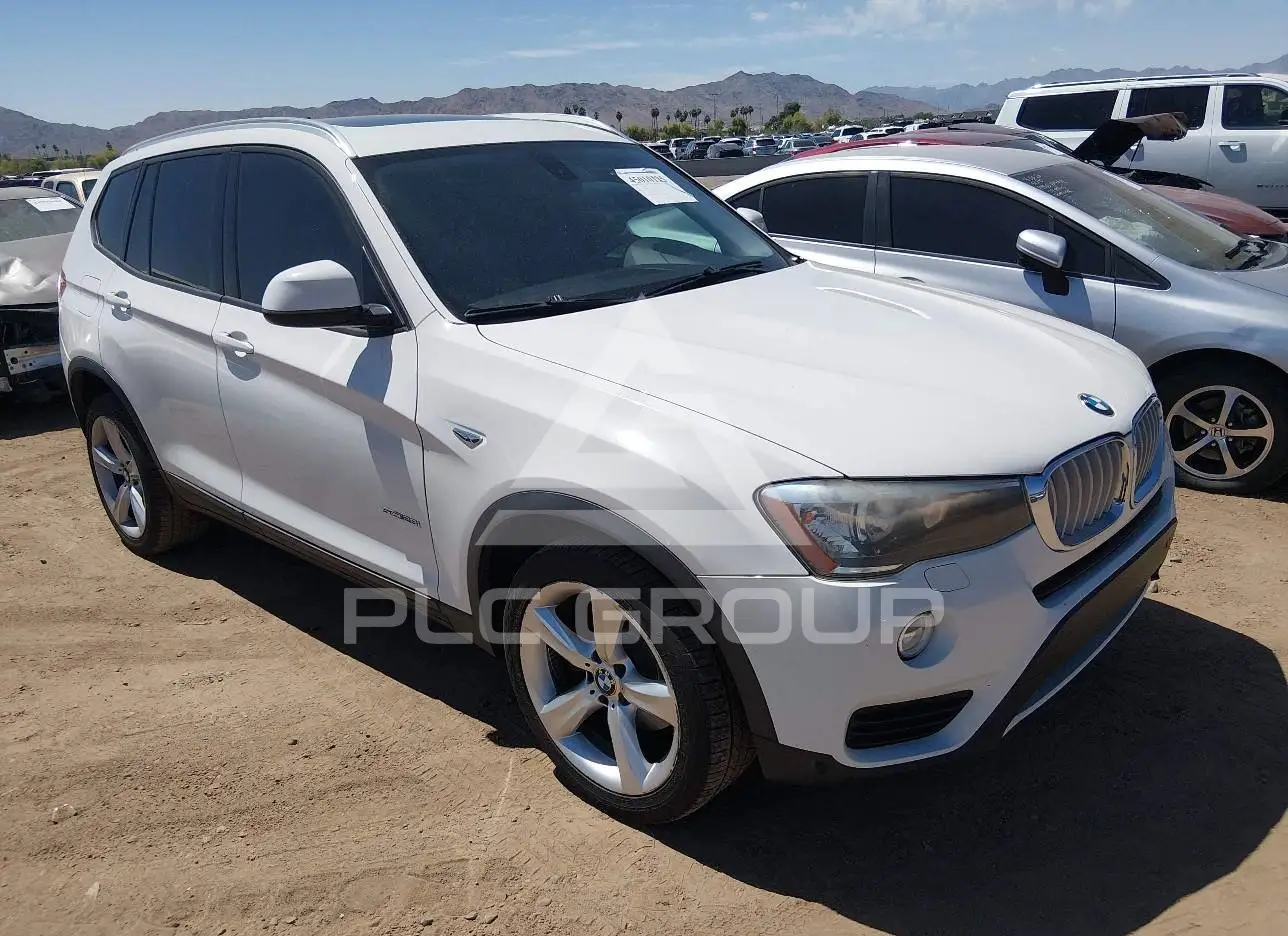 白枠 不毛の大地x3 2017 BMW X3 VIN: 5UXWZ7C34H0X40398 из США - PLC Group