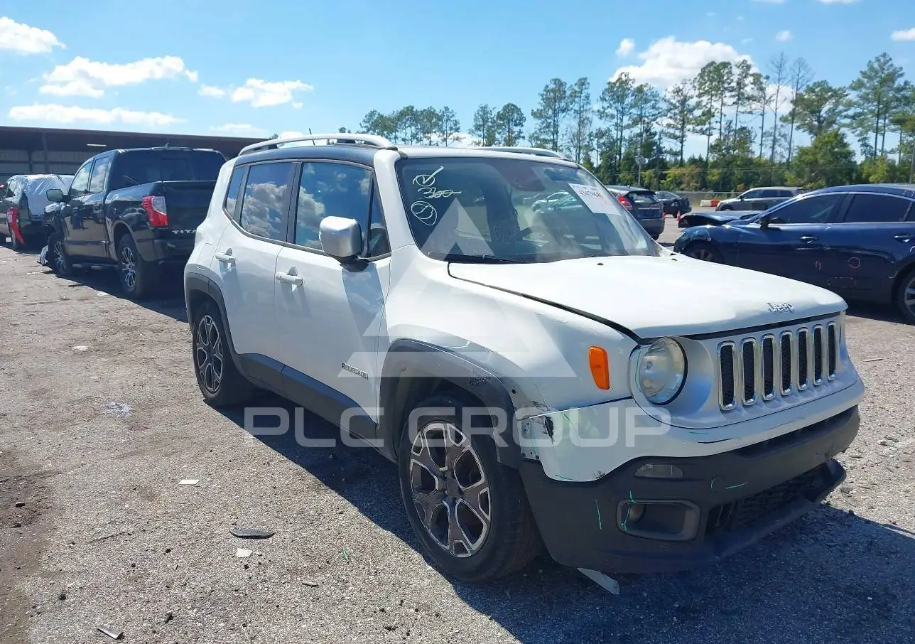 2017 Jeep Renegade VIN: ZACCJADB7HPE40444 из США - PLC Group