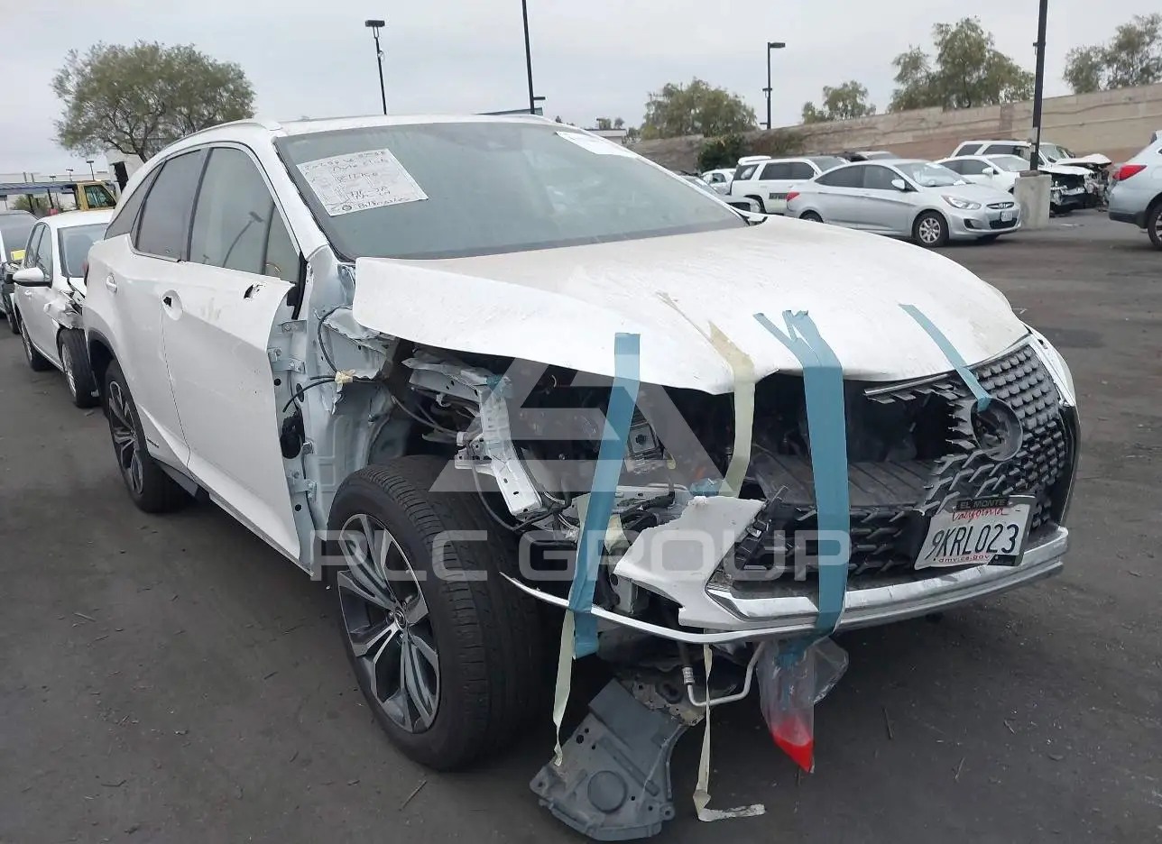 2021 Lexus RX450 VIN: JTJHGKFA7M2015726 из США - PLC Group