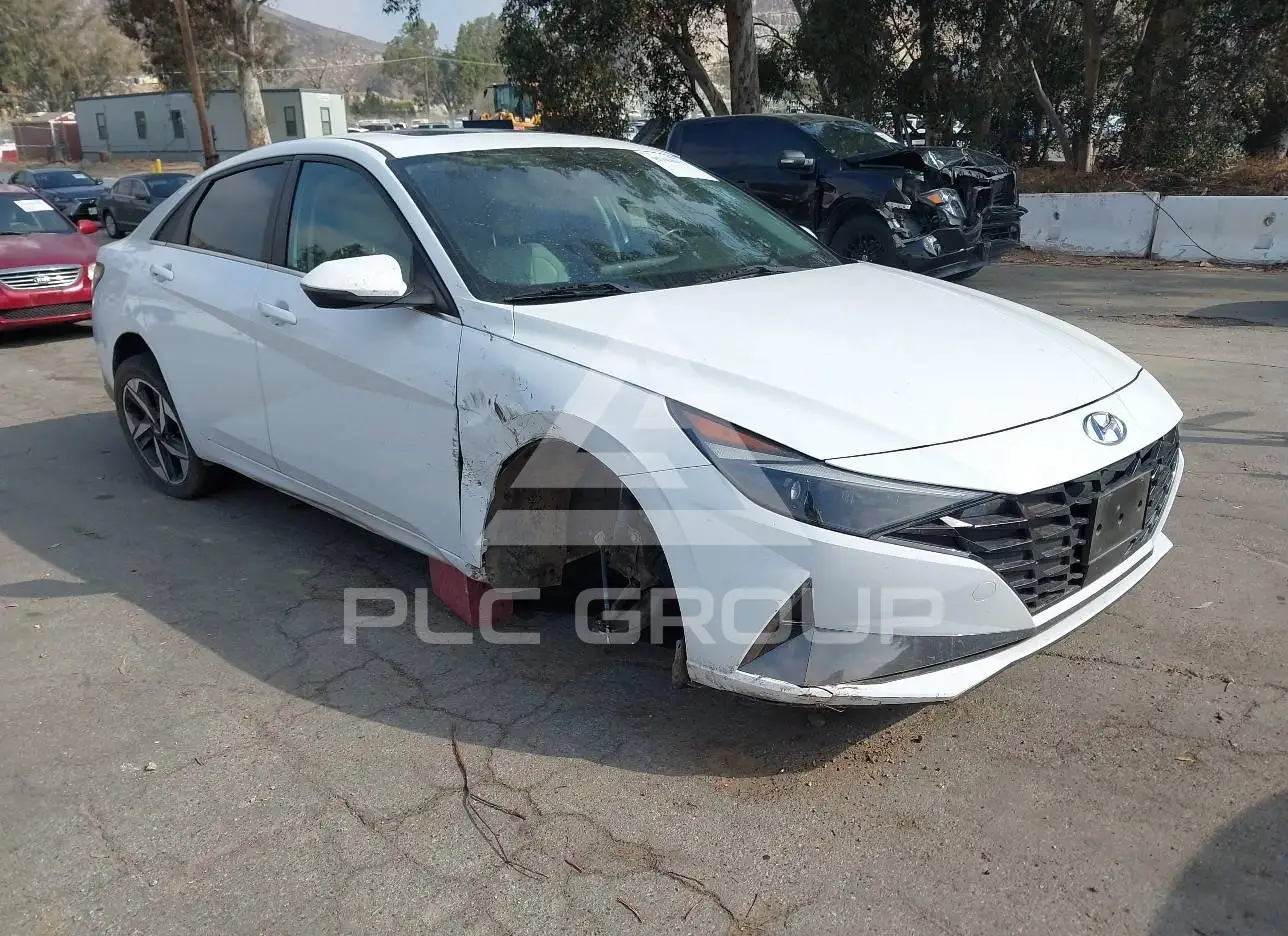2021 Hyundai Elantra VIN: KMHLN4AJ5MU007940 з США - PLC Group