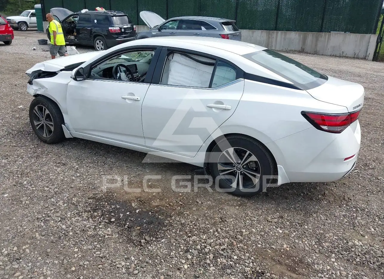 2022 Nissan SENTRA VIN: 3N1AB8CV3NY303391 из США - PLC Group
